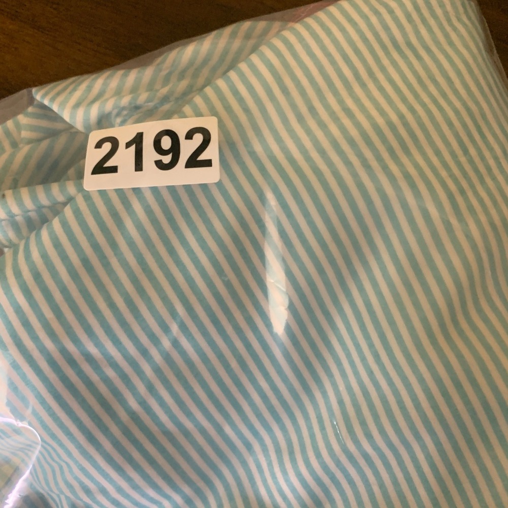Vineyard Vines Mens XL Blue White Striped Swim Trunks Marlin Pocket Board Shorts - Picture 10 of 10